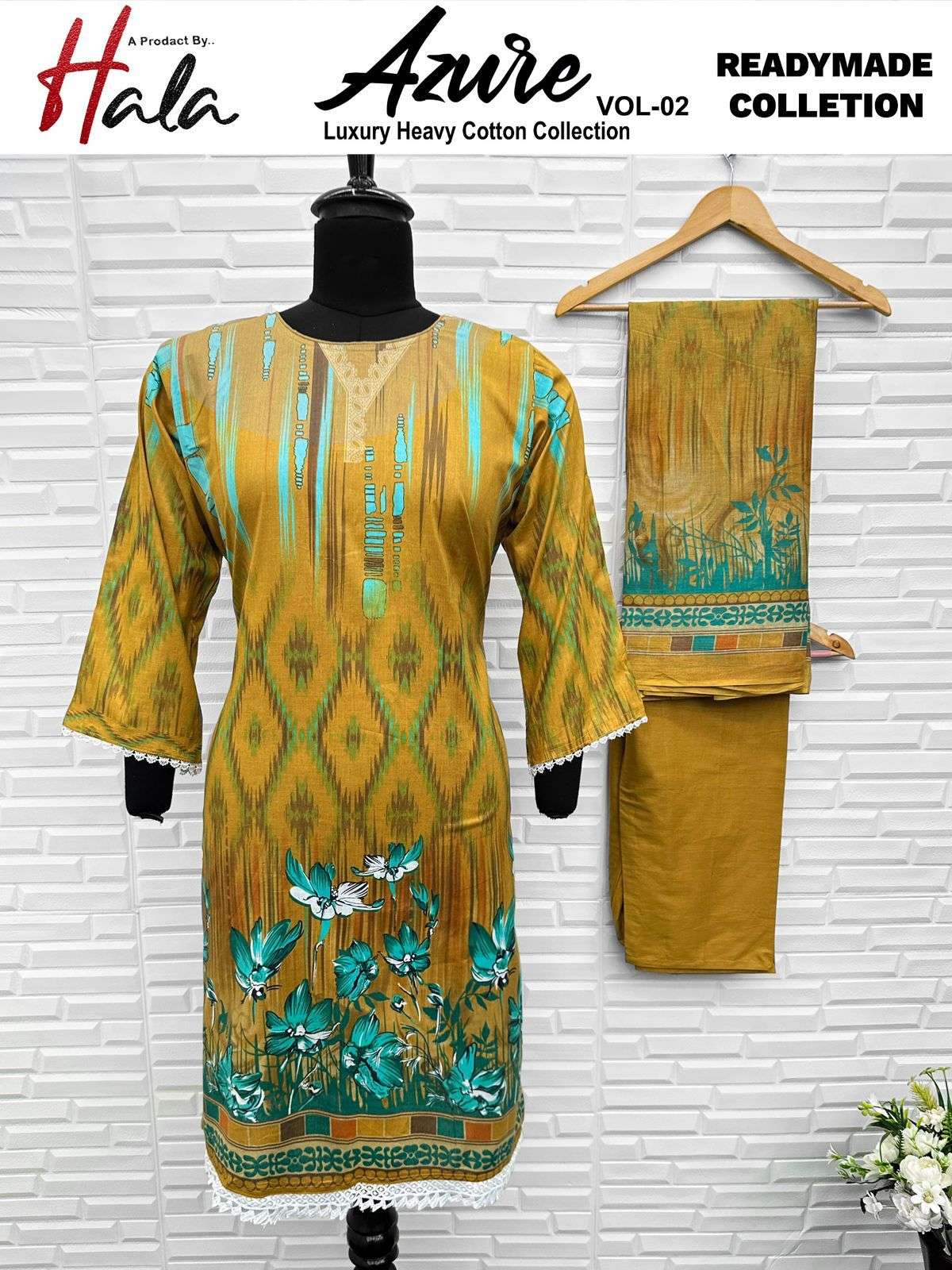  AZURE VOL 2  HEAVY LAWN COTTON by HALA